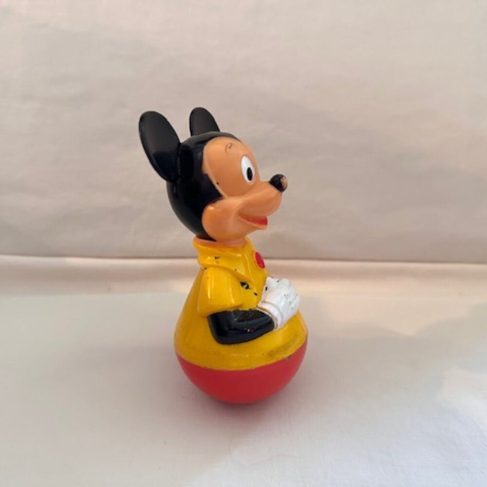 Vintage Mickey Mouse Roly Poly Rattle - Picture 4 of 6